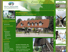 Tablet Screenshot of gut-landliebe.de